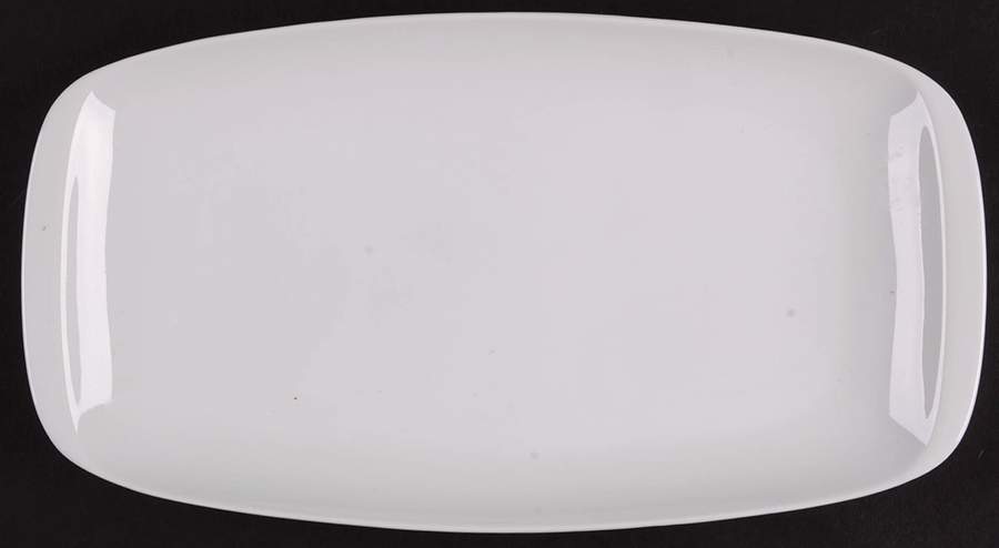 Linear Berlin White Large Sandwich Tray by Rosenthal - Continental-1