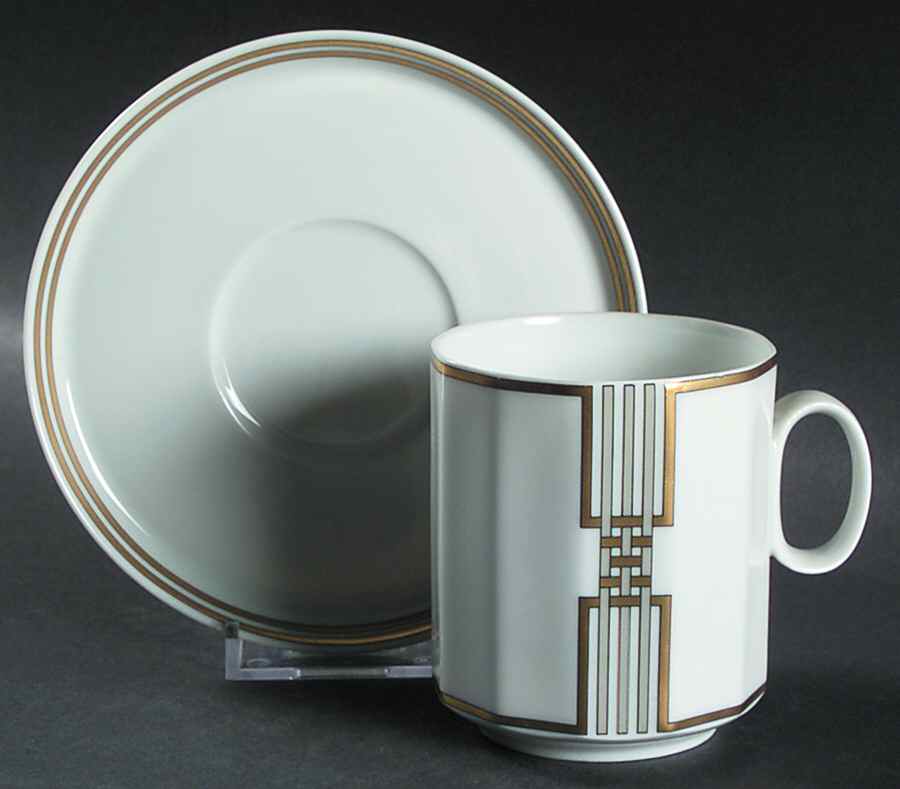 Liniature Flat Cup & Saucer Set by Rosenthal - Continental-1