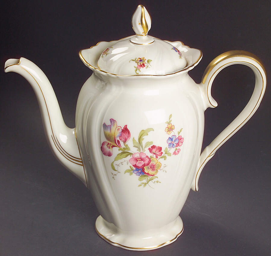 Lombul Gold (Gold Trim) Coffee Pot & Lid by Rosenthal - Continental-1
