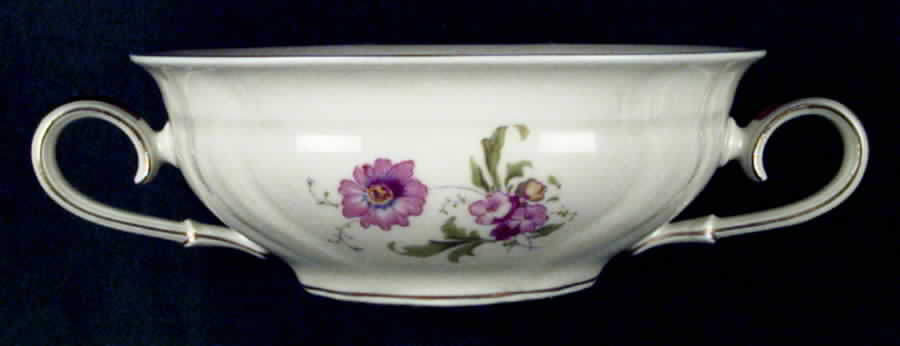 Lombul Gold (Gold Trim) Flat Cream Soup Bowl by Rosenthal - Continental-1