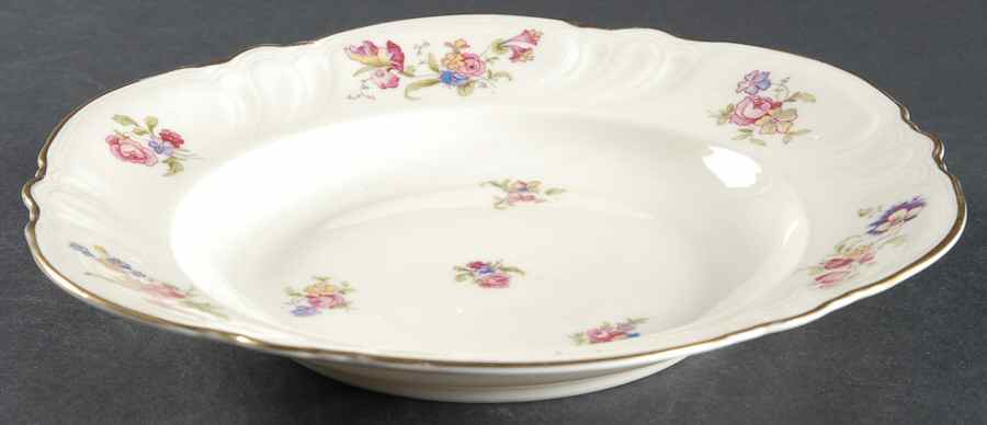 Lombul Gold (Gold Trim) Rim Soup Bowl by Rosenthal - Continental-1