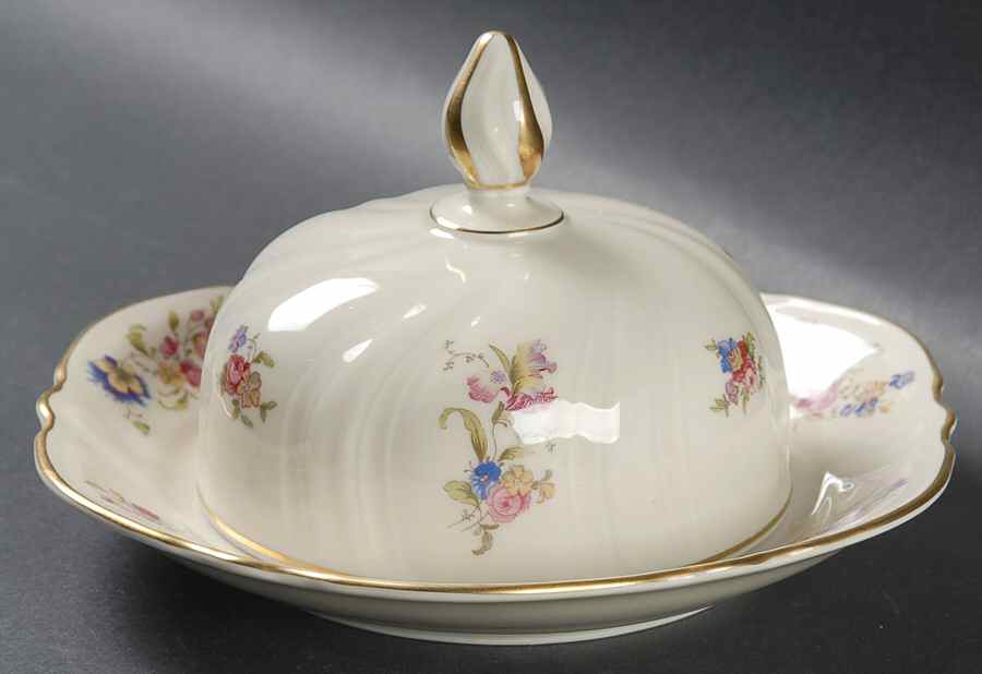 Lombul Gold (Gold Trim) Round Covered Butter by Rosenthal - Continental-1