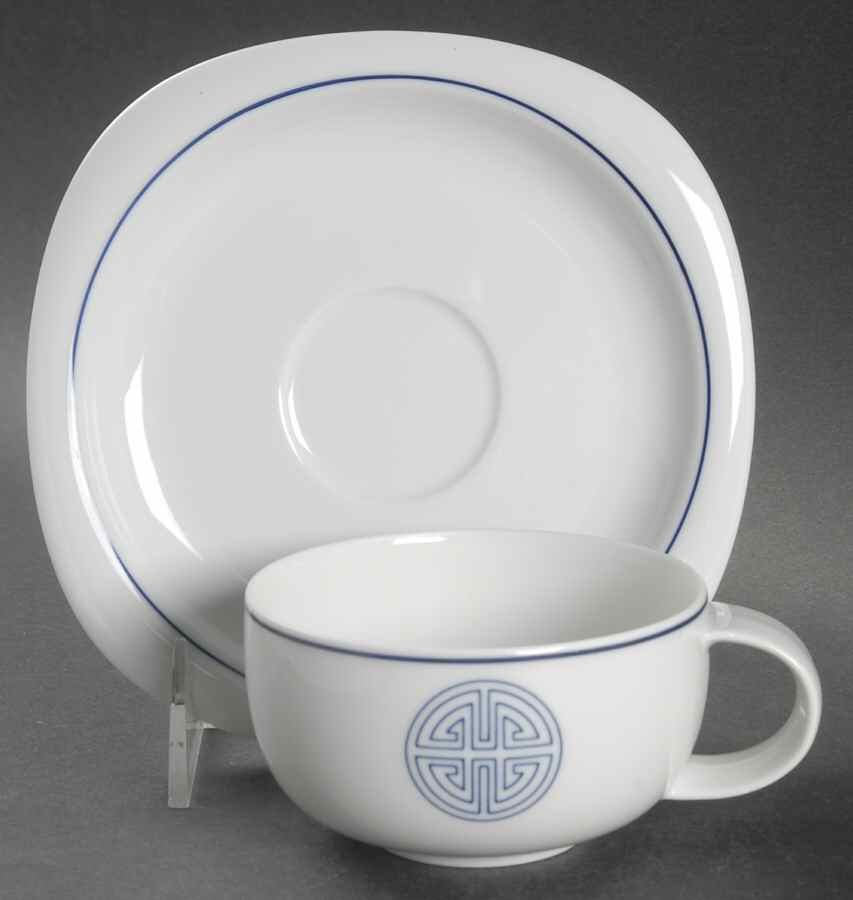 Long Life Flat Cup & Saucer Set by Rosenthal - Continental-1
