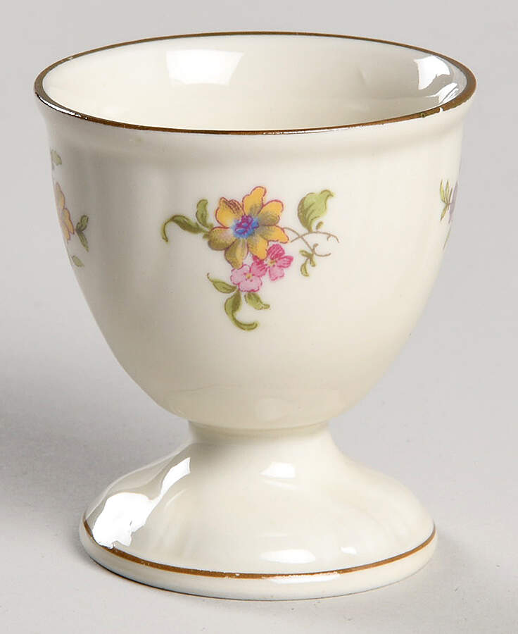Lombul (Green Trim) Single Egg Cup by Rosenthal - Continental-1
