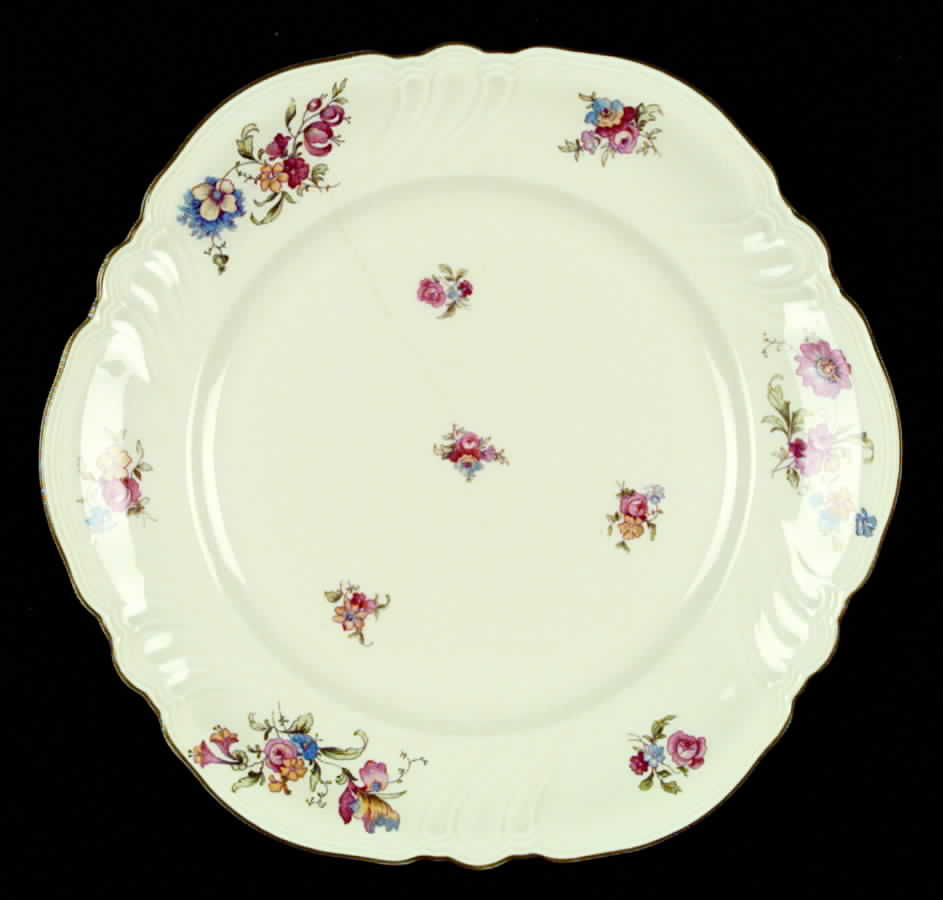 Lombul (Green Trim) Dinner Plate by Rosenthal - Continental-1