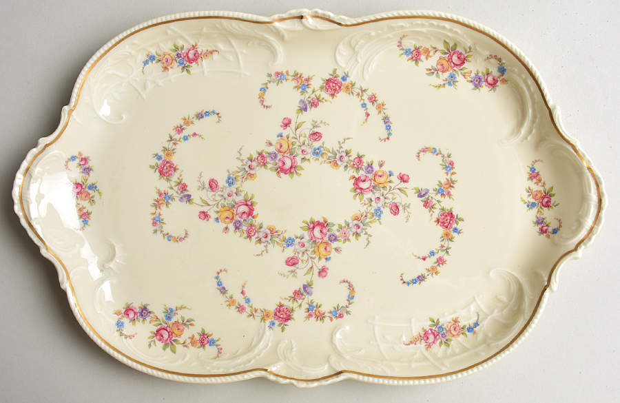 Lorraine 13" Oval Serving Platter by Rosenthal - Continental-1