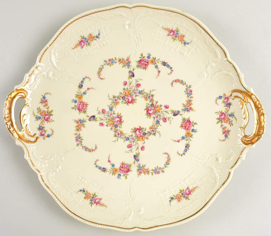 Lorraine Handled Cake Plate by Rosenthal - Continental-1