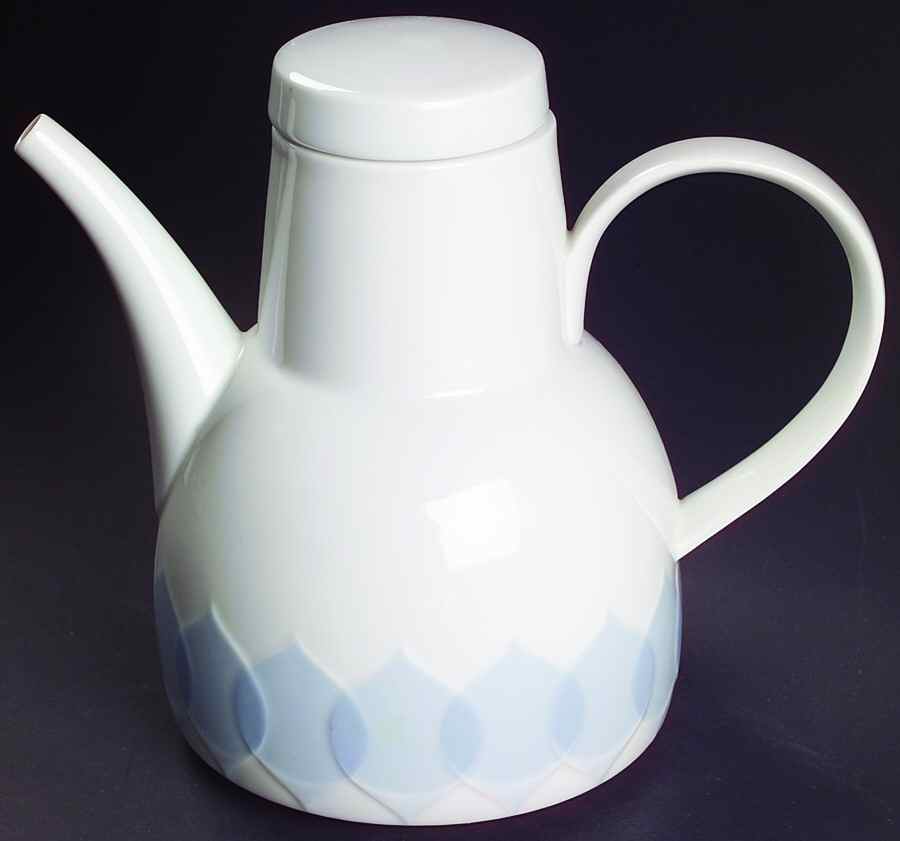 Lotus Azure Coffee Pot & Lid by Rosenthal - Continental-1