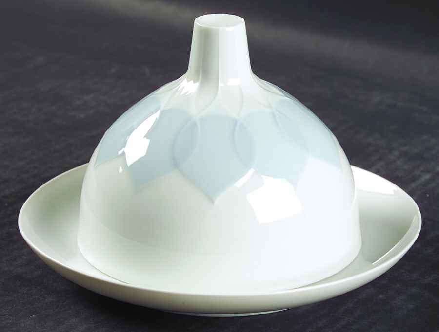 Lotus Azure Round Covered Butter by Rosenthal - Continental-1