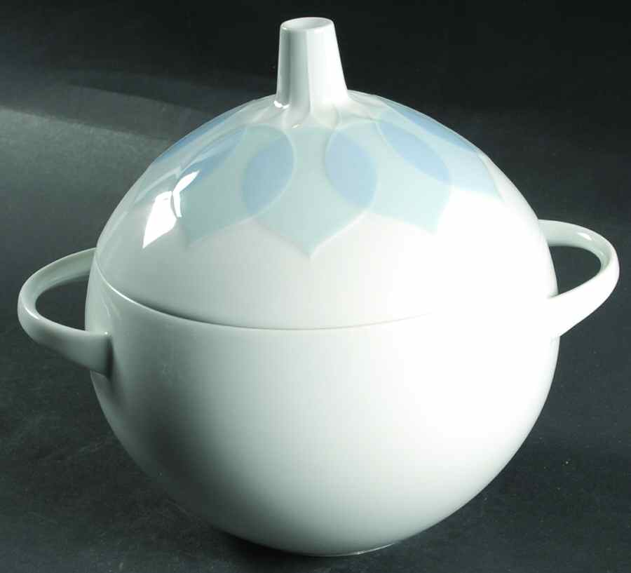 Lotus Azure Round Covered Vegetable by Rosenthal - Continental-1