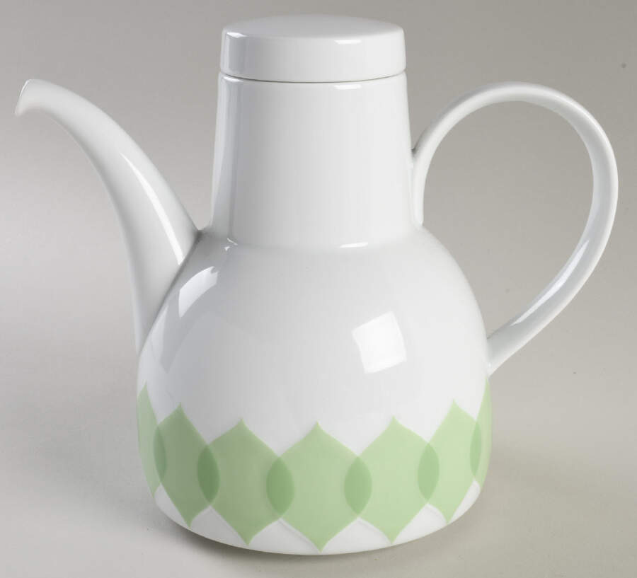 Lotus Green Coffee Pot & Lid by Rosenthal - Continental-1