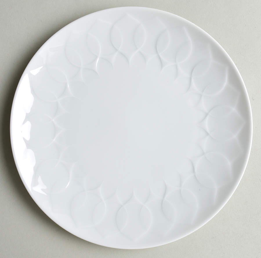 Lotus White Coupe Salad Plate by Rosenthal - Continental-1