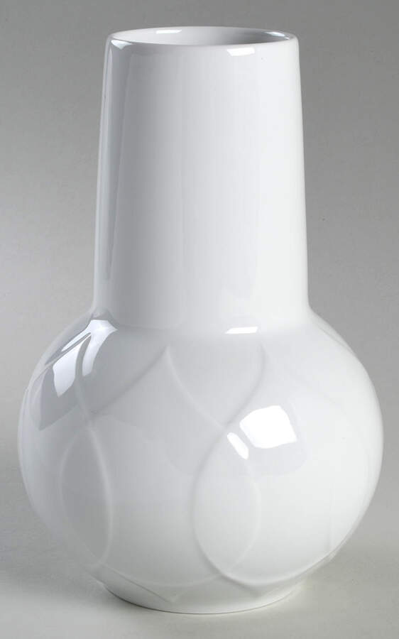 Lotus White 7" Vase by Rosenthal - Continental-1