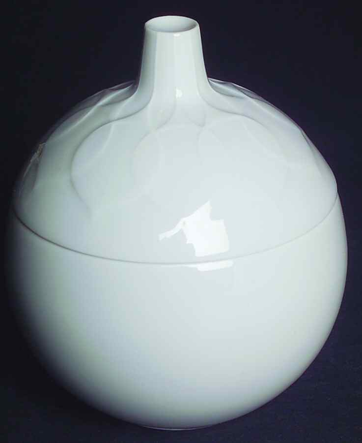 Lotus White Mini Sugar Bowl & Lid by Rosenthal - Continental-1
