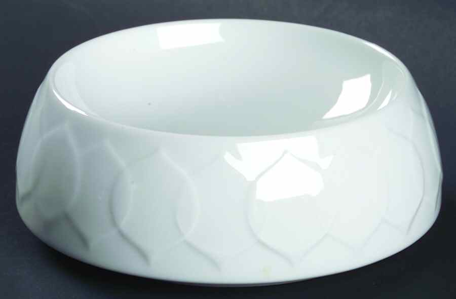 Lotus White Small Ashtray by Rosenthal - Continental-1