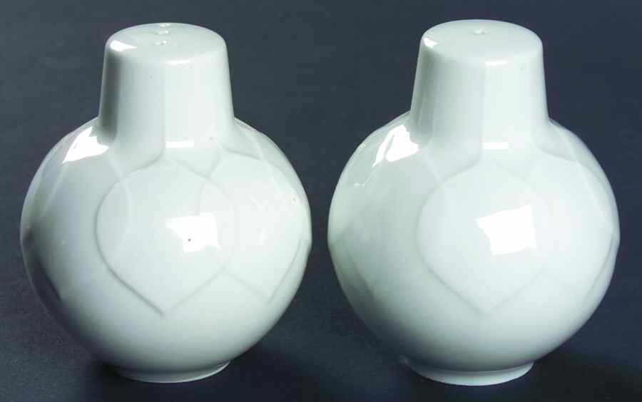Lotus White Salt & Pepper Set by Rosenthal - Continental-1