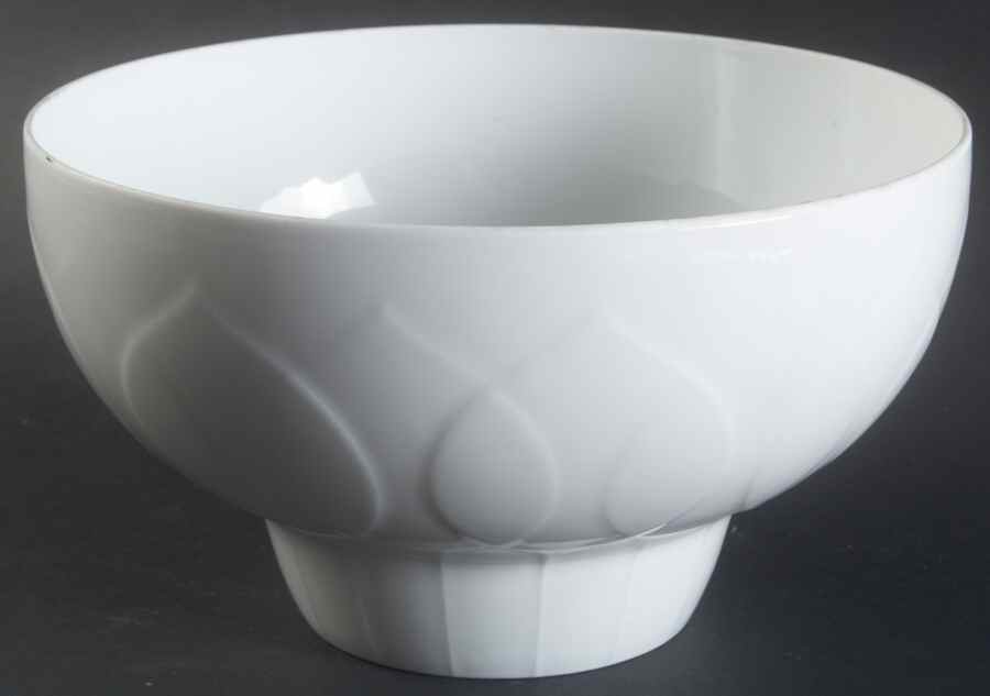 Lotus White 8" Round Vegetable Bowl by Rosenthal - Continental-1