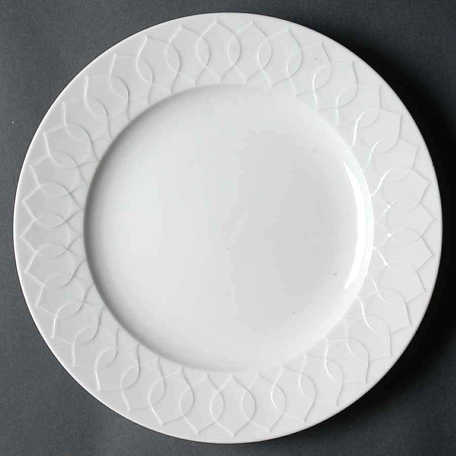 Lotus White Dinner Plate by Rosenthal - Continental-1