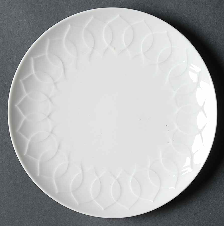 Lotus White Coupe Bread & Butter Plate by Rosenthal - Continental-1