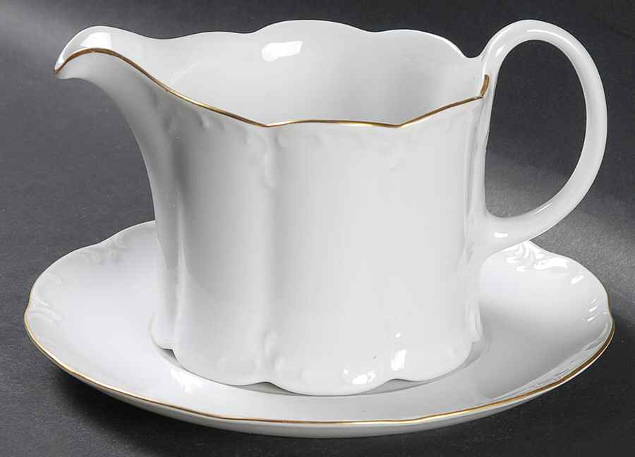 Luisa Gold Gravy Boat & Underplate by Rosenthal - Continental-1