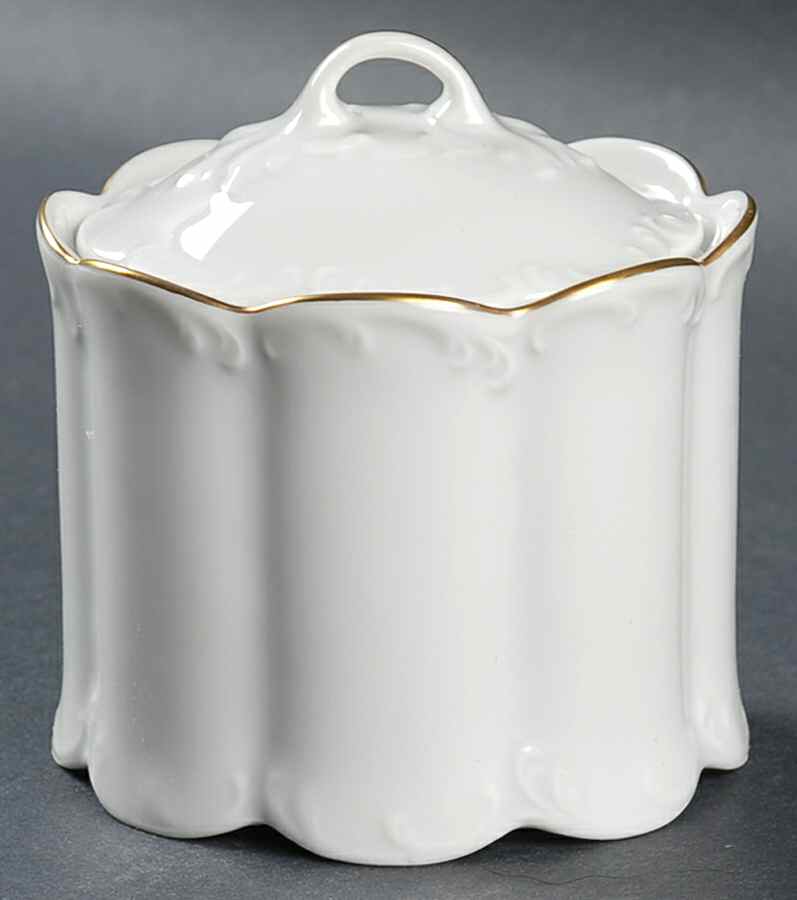 Luisa Gold Sugar Bowl & Lid by Rosenthal - Continental-1