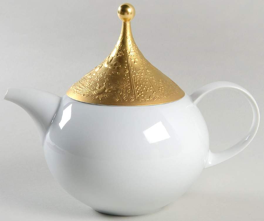 Magic Flute Gold (Sarastro) Teapot & Lid by Rosenthal - Continental-1