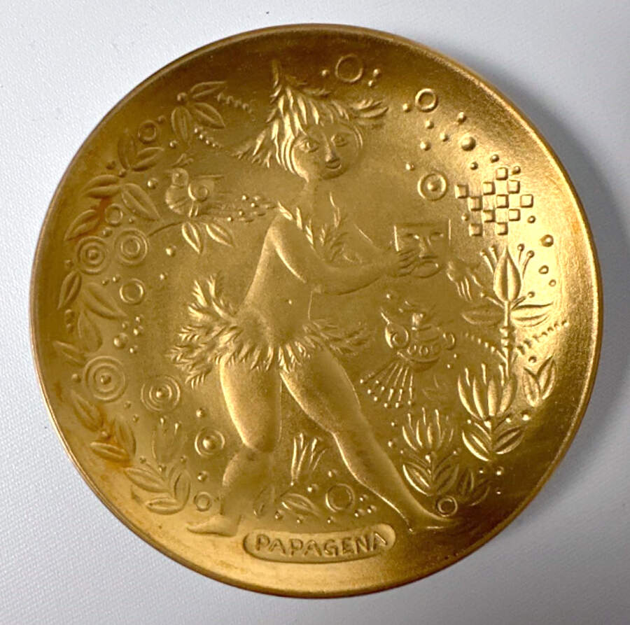 Magic Flute Gold (Sarastro) 4" Round Dish by Rosenthal - Continental-1