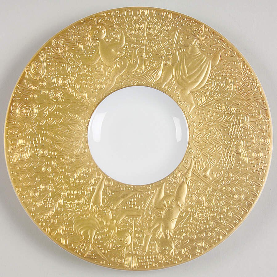 Magic Flute Gold (Sarastro) Saucer for Cream Soup Bowl by Rosenthal - Continental-1