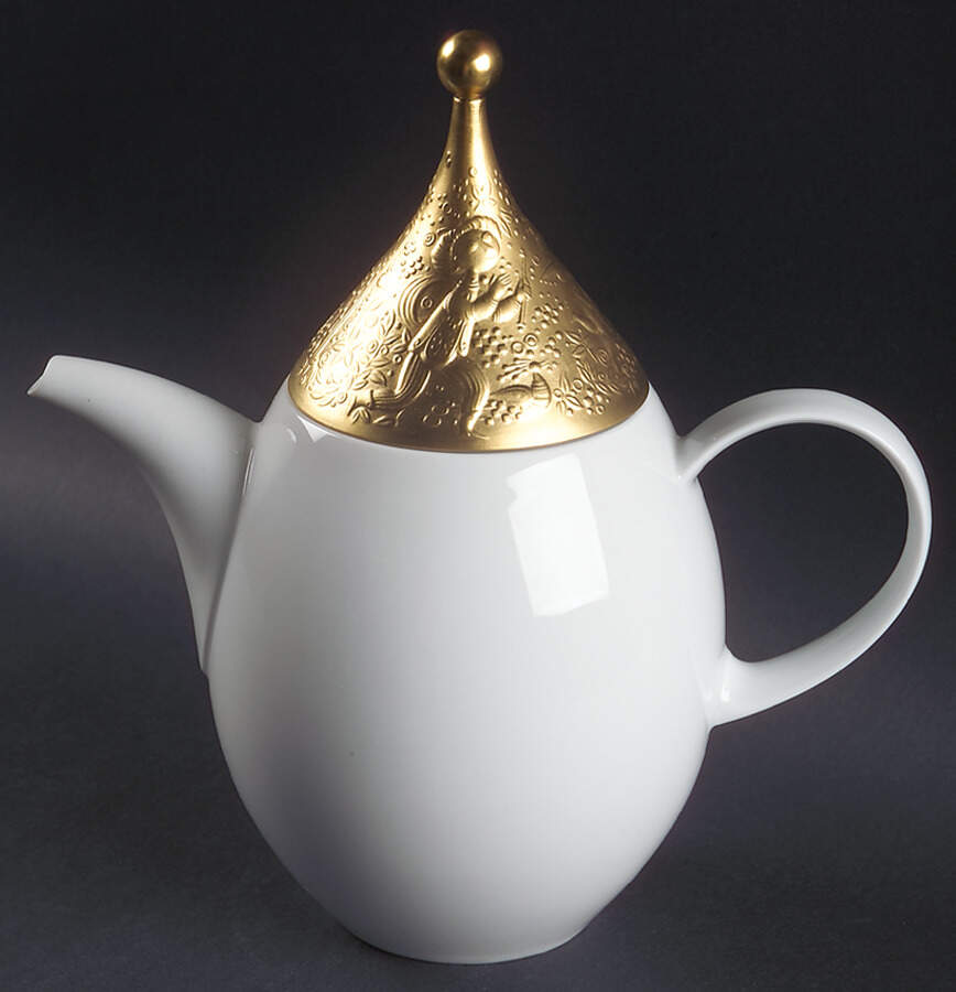 Magic Flute Gold (Sarastro) Coffee Pot & Lid by Rosenthal - Continental-1