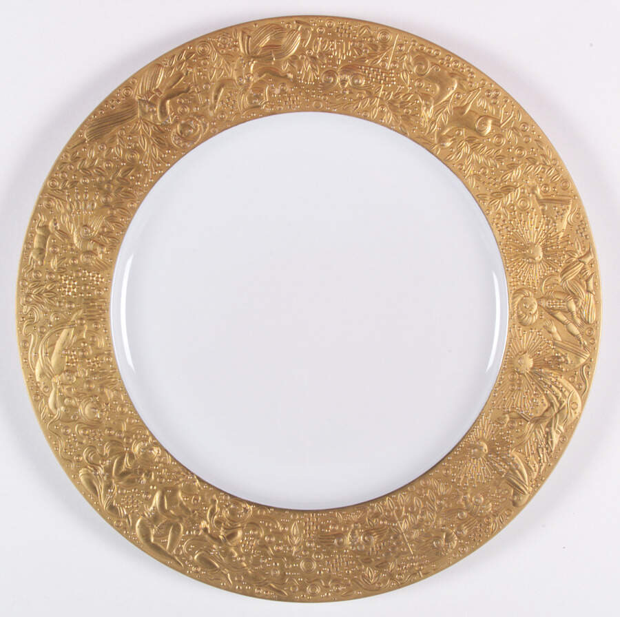 Magic Flute Gold (Sarastro) Service Plate (Charger) by Rosenthal - Continental-1