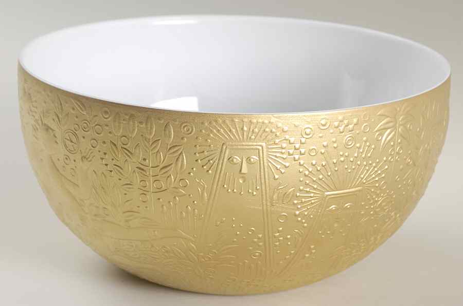 Magic Flute Gold (Sarastro) 6" Round Vegetable Bowl by Rosenthal - Continental-1