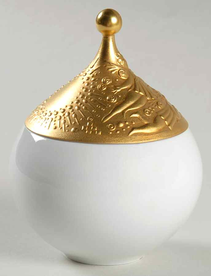 Magic Flute Gold (Sarastro) Mini Sugar Bowl & Lid by Rosenthal - Continental-1