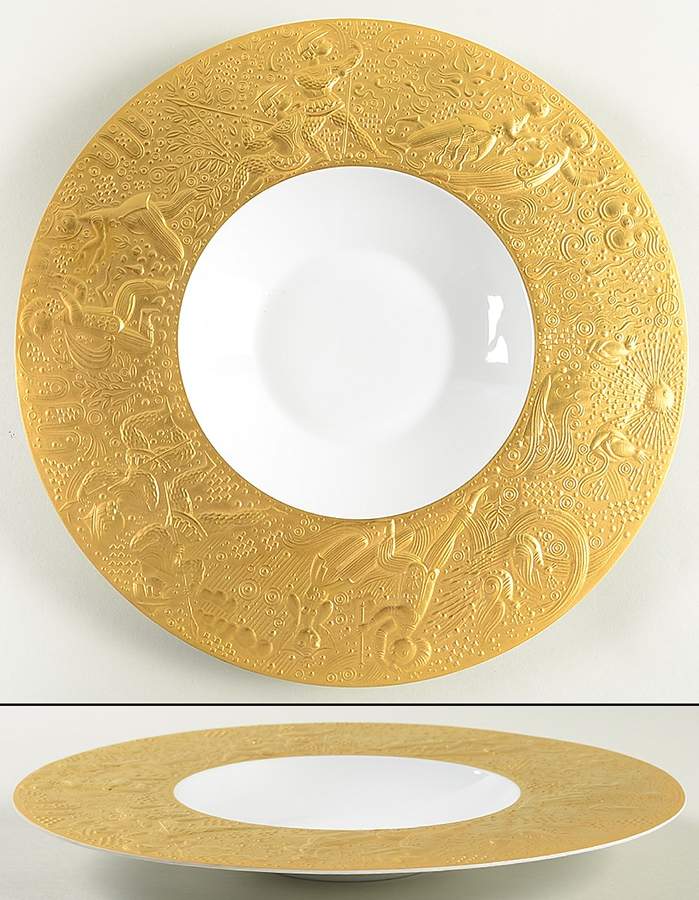 Magic Flute Gold (Sarastro) Underplate for Round Covered Vegetable by Rosenthal - Continental-1