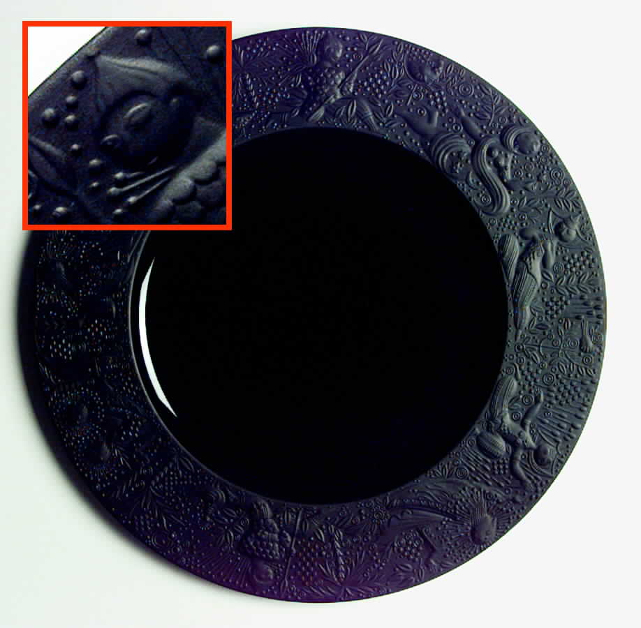 Magic Flute Black Dinner Plate by Rosenthal - Continental-1