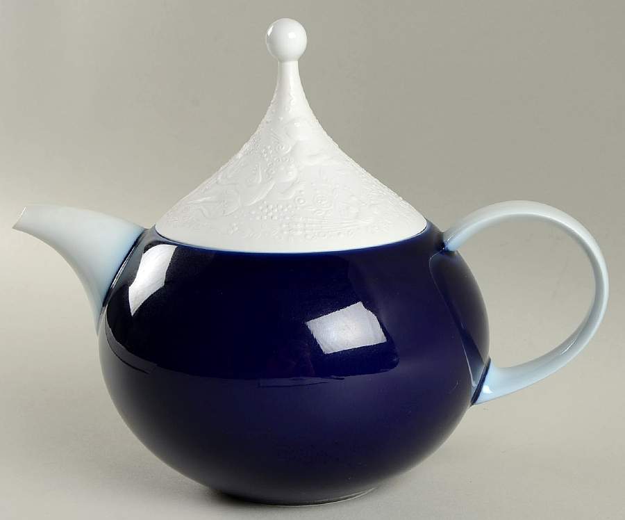 Magic Flute Cobalt Teapot & Lid by Rosenthal - Continental-1