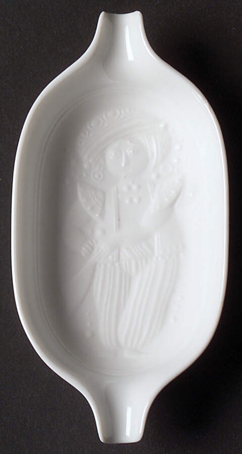 Magic Flute White 4" Ashtray by Rosenthal - Continental-1