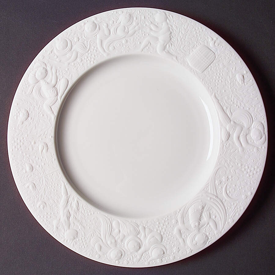 Magic Flute White Salad Plate by Rosenthal - Continental-1