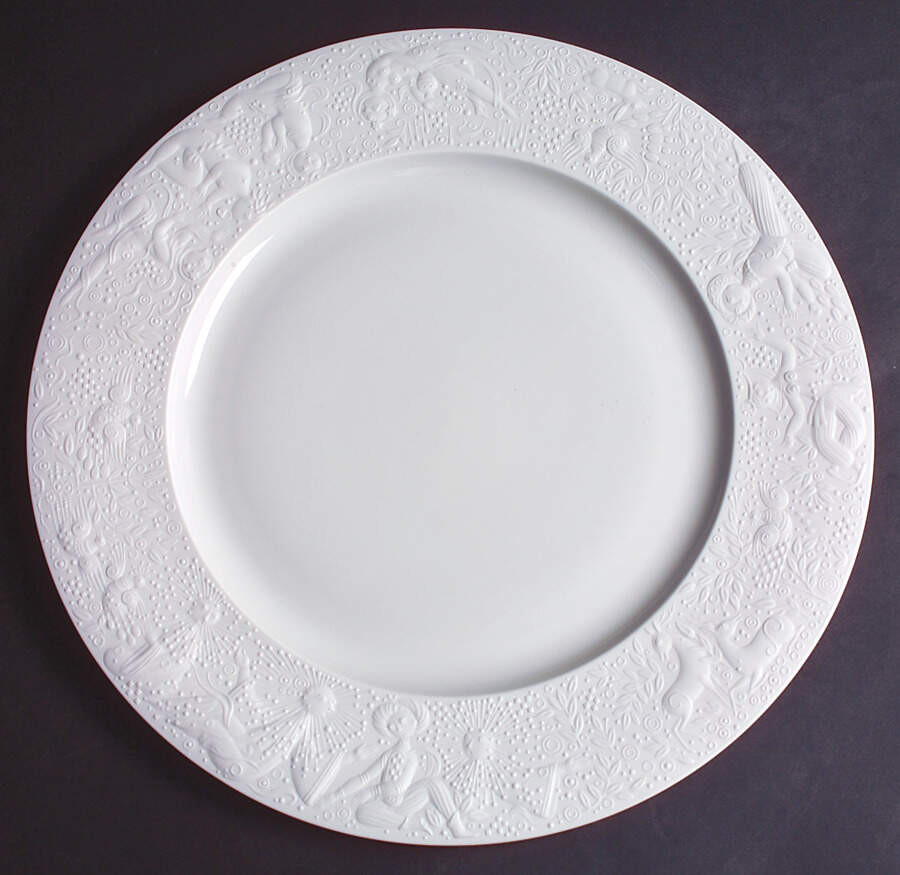 Magic Flute White Service Plate (Charger) by Rosenthal - Continental-1