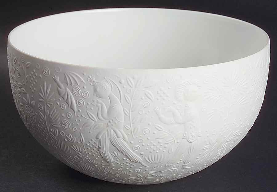 Magic Flute White 7" Round Vegetable Bowl by Rosenthal - Continental-1