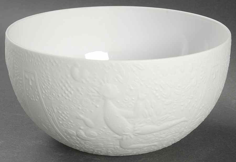 Magic Flute White 6" Round Vegetable Bowl by Rosenthal - Continental-1