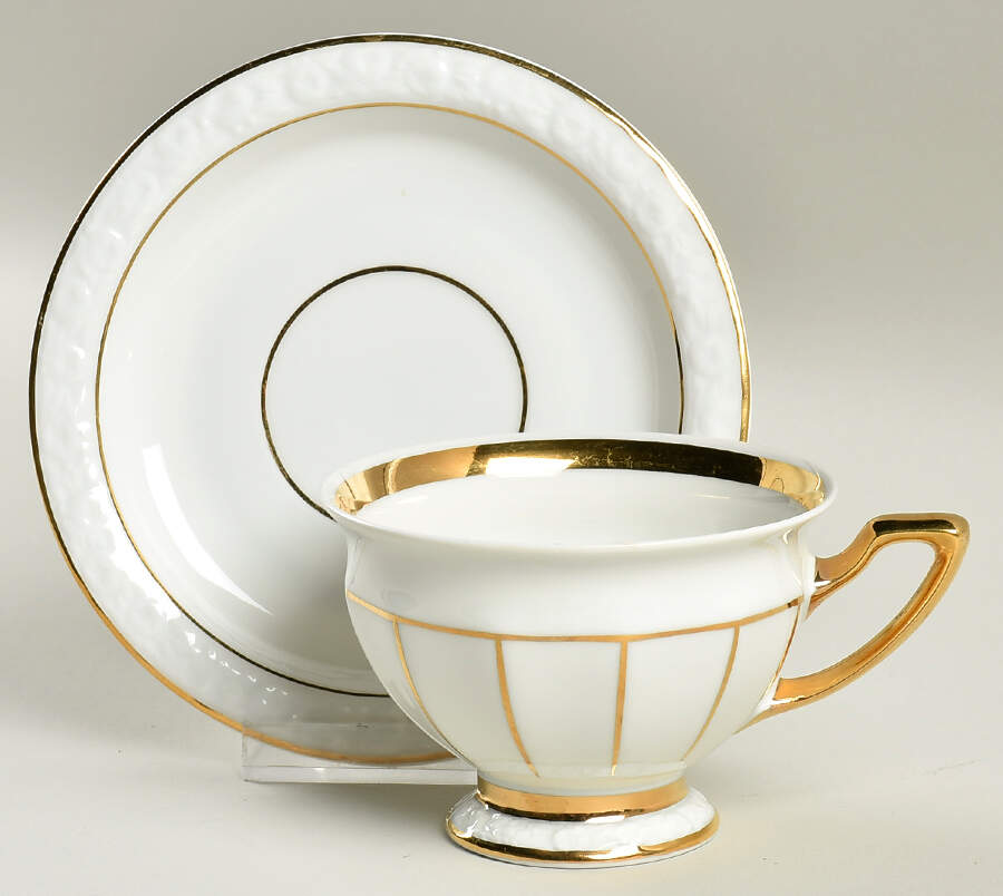 Maria Gold Footed Cup & Saucer Set by Rosenthal - Continental-1