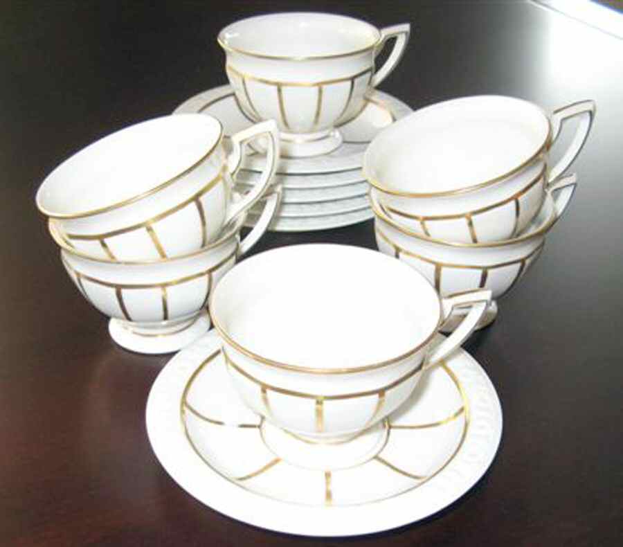 Maria Gold Footed Demitasse Cup & Saucer Set by Rosenthal - Continental-1