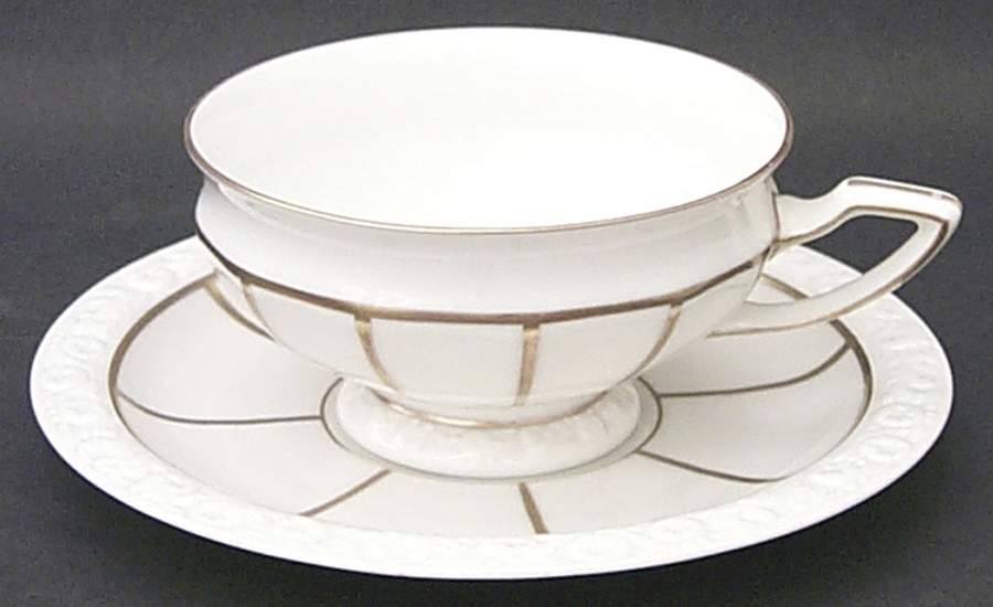 Maria Gold Footed Cup & Saucer Set by Rosenthal - Continental-1