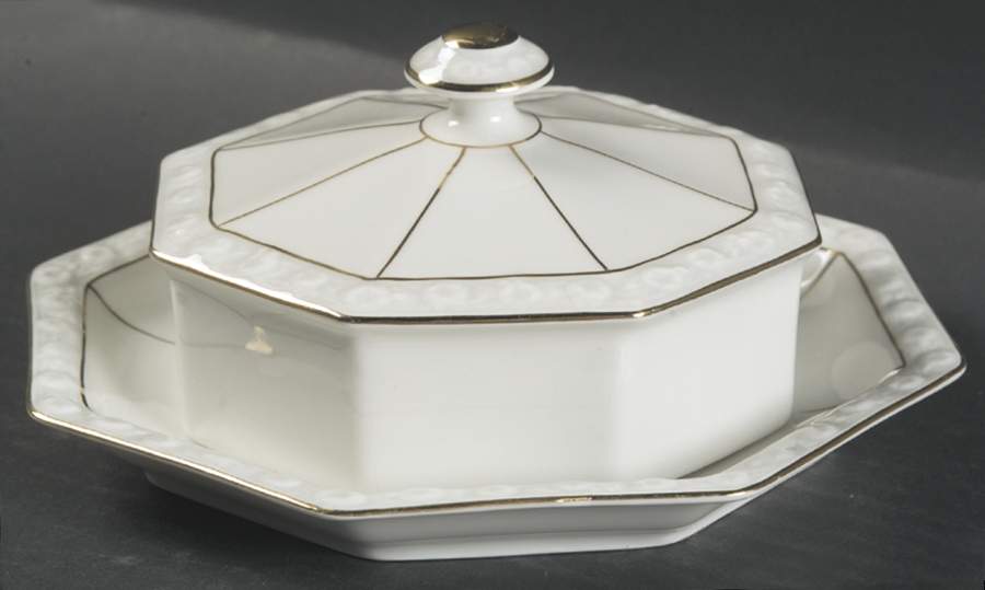 Maria Gold Round Covered Butter by Rosenthal - Continental-1