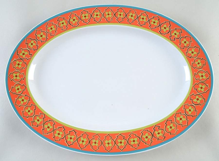 Mamounia 16" Oval Serving Platter by Rosenthal - Continental-1