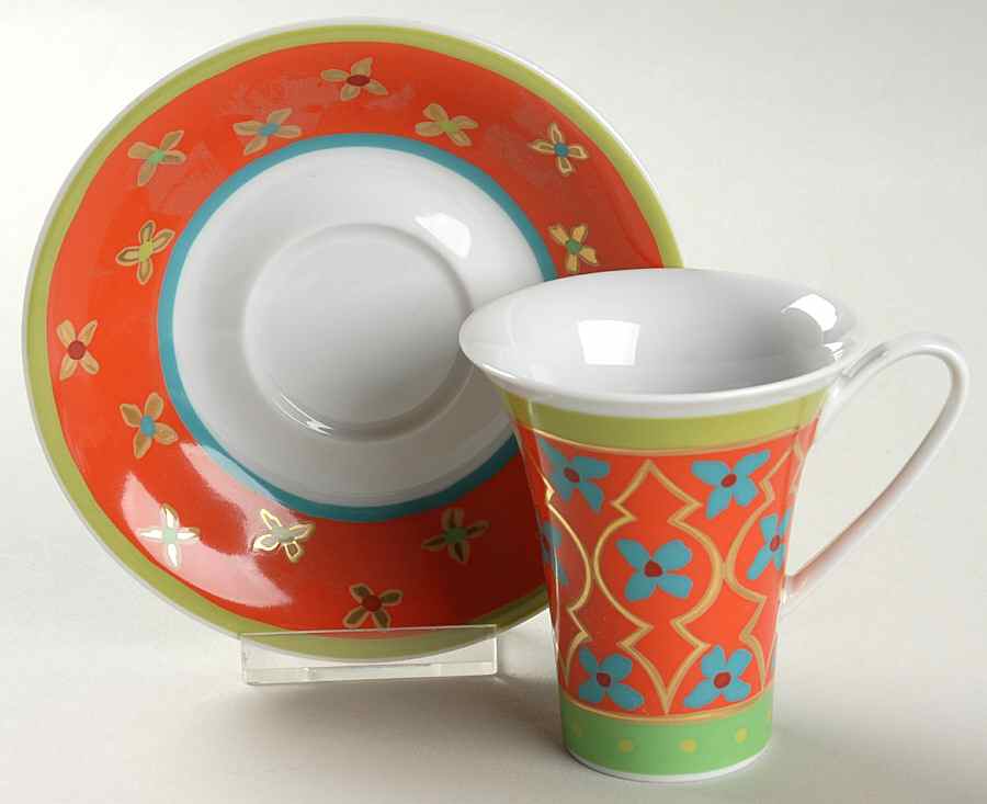Mamounia Flat Cup & Saucer Set by Rosenthal - Continental-1