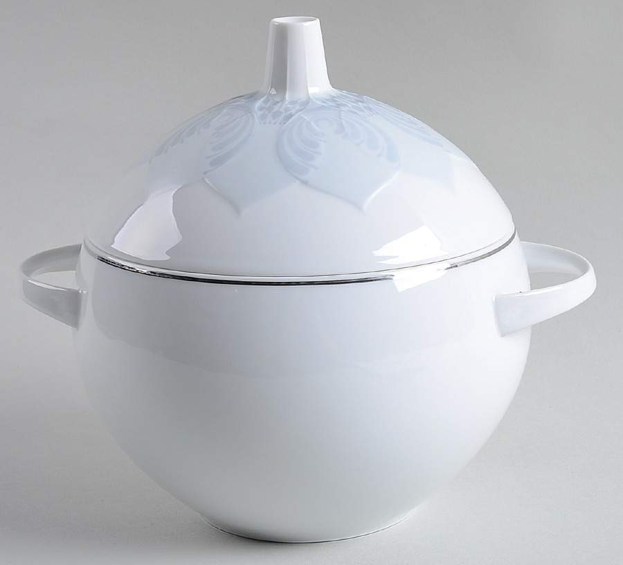Madras Platinum Round Covered Vegetable by Rosenthal - Continental-1