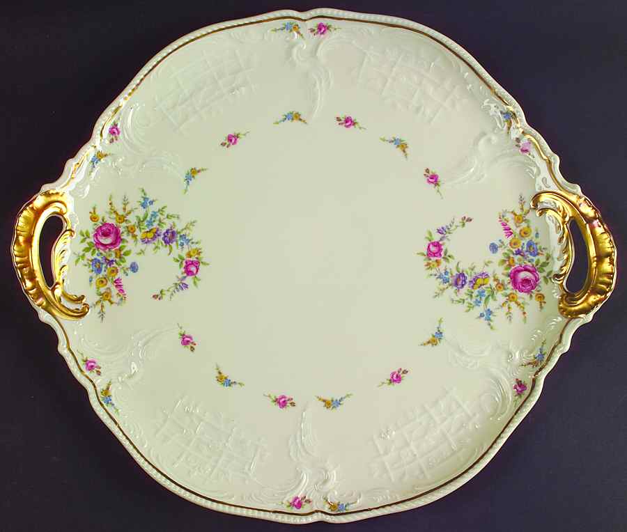 Marianne Handled Cake Plate by Rosenthal - Continental-1