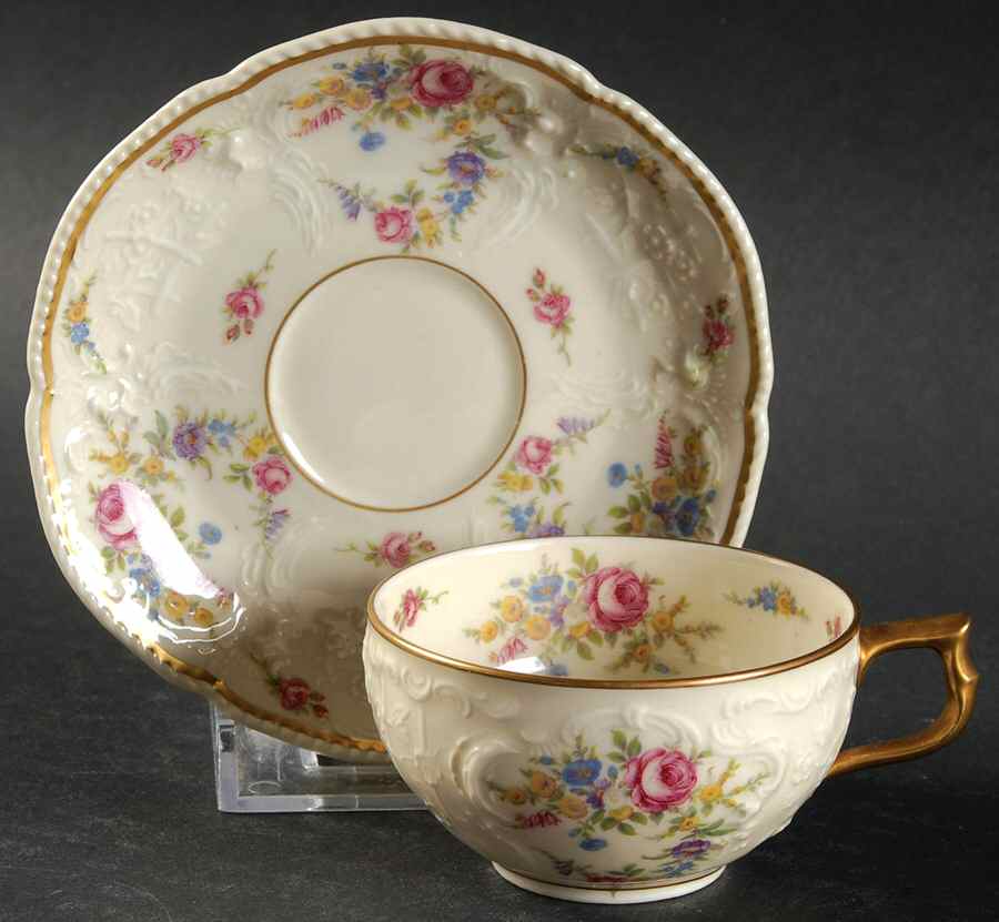Marianne Flat Demitasse Cup & Saucer Set by Rosenthal - Continental-1