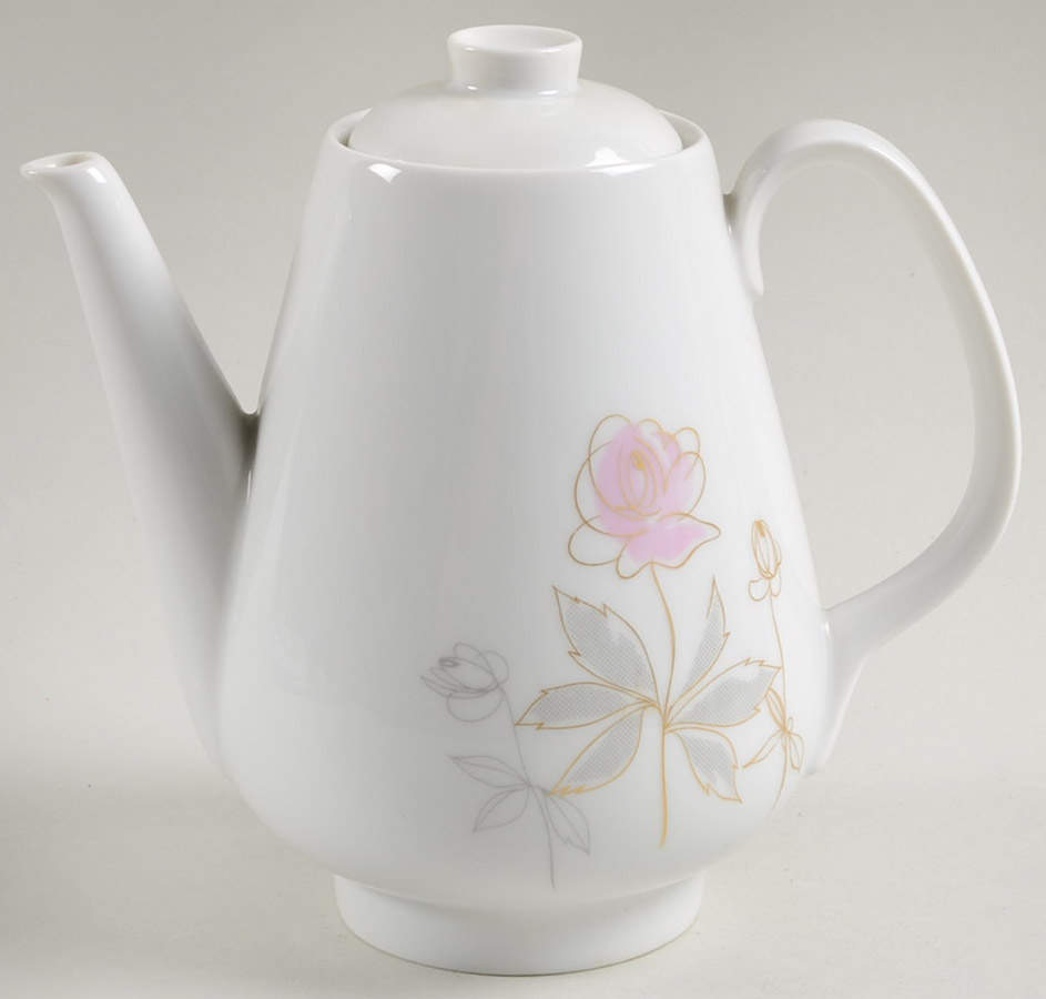 Margaret Rose (Form E) Mini Coffee Pot & Lid by Rosenthal - Continental-1